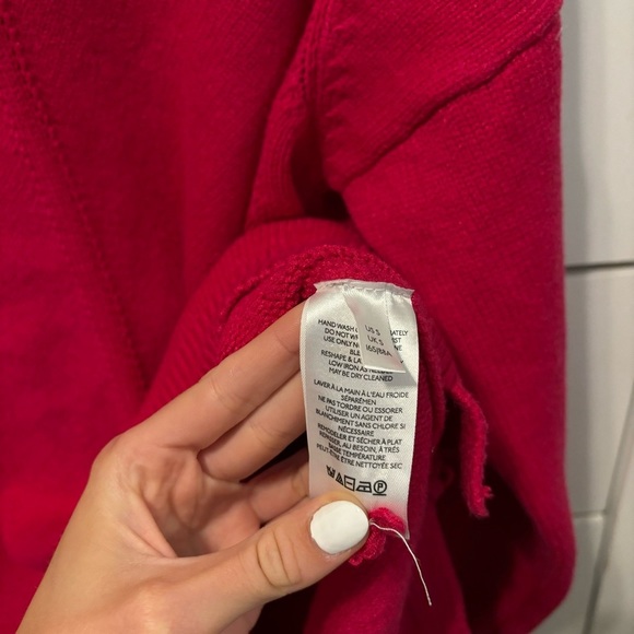 Anthropologie Maeve Crystal Mock Neck Sweater Pink - Picture 8 of 10